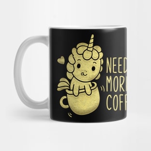 Golden Unicorn Coffee Mug